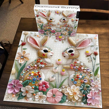 Diamond Bunny puzzle puzzle 1000 pezzi